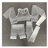 Women 2/3/5 Pcs Yoga Set - rulesfitness