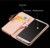 Leather Case For Many Samsung Models & Wallet Stand Holder Phone