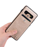 Leather Wallet Card Case For Samsung - rulesfitness