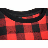 Chequered Longline T-Shirt - rulesfitness