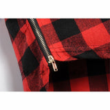 Chequered Longline T-Shirt - rulesfitness