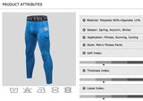 Men's Elastic Running Leggings - rulesfitness
