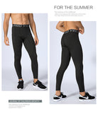 Men's Elastic Running Leggings - rulesfitness