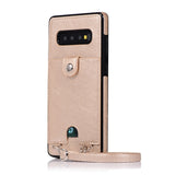 Leather Wallet Card Case For Samsung - rulesfitness