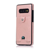 Leather Wallet Card Case For Samsung - rulesfitness