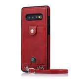 Leather Wallet Card Case For Samsung - rulesfitness
