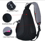 Unisex Chest Shoulder Backpack - rulesfitness