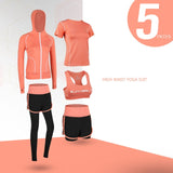 4Pcs / 5Pcs Yoga Sport Set - Rulesfitness