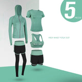 4Pcs / 5Pcs Yoga Sport Set - Rulesfitness