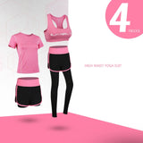 4Pcs / 5Pcs Yoga Sport Set - Rulesfitness