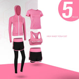 4Pcs / 5Pcs Yoga Sport Set - Rulesfitness
