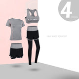 4Pcs / 5Pcs Yoga Sport Set - Rulesfitness