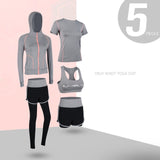 4Pcs / 5Pcs Yoga Sport Set - Rulesfitness