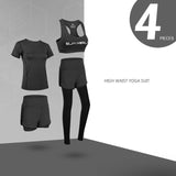 4Pcs / 5Pcs Yoga Sport Set - Rulesfitness