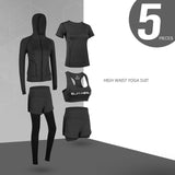 4Pcs / 5Pcs Yoga Sport Set - Rulesfitness