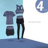 4Pcs / 5Pcs Yoga Sport Set - Rulesfitness