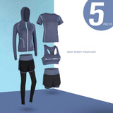4Pcs / 5Pcs Yoga Sport Set - Rulesfitness