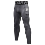 Men's Elastic Running Leggings - rulesfitness
