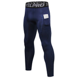 Men's Elastic Running Leggings - rulesfitness
