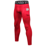 Men's Elastic Running Leggings - rulesfitness
