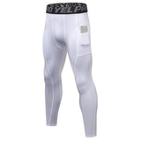 Men's Elastic Running Leggings - rulesfitness