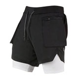 Men 2 In 1 Sport Shorts - Rulesfitness