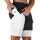 Men 2 In 1 Sport Shorts - Rulesfitness