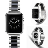 Stainless Steel Ceramic Strap For Apple Watch - rulesfitness