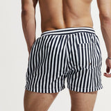 Men Striped Swimwaer - Rulesfitness