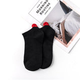 6 Pair Heart Ankle Socks - Rulesfitness