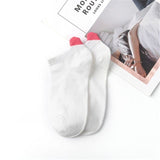 6 Pair Heart Ankle Socks - Rulesfitness