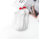 6 Pair Heart Ankle Socks - Rulesfitness