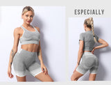 Women 2/3/5 Pcs Yoga Set - rulesfitness