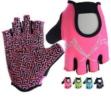 Maze Pattern Gym Gloves - rulesfitness