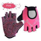 Maze Pattern Gym Gloves - rulesfitness