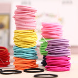 100Pcs/Lot Rubber Hair Band - Rulesfitness