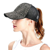 Shiny Rhinestone Baseball Cap - rulesfitness