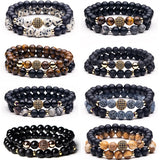 Stone Beaded Charm Bracelets - rulesfitness