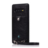 Leather Wallet Card Case For Samsung - rulesfitness