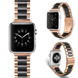 Stainless Steel Ceramic Strap For Apple Watch - rulesfitness